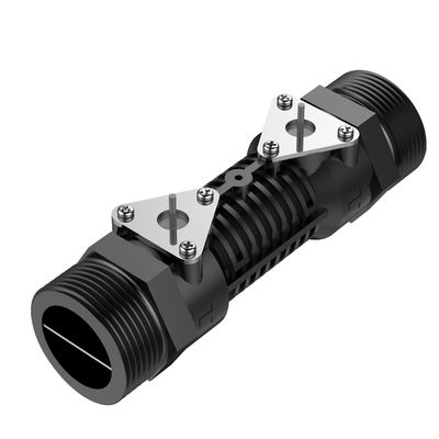 Plastic 2.5Mpa Ultrasonic Flow Transducer DN25 Water Flow Meter Transducer
